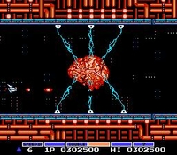 une photo d'Ã©cran de Gradius sur Nintendo Nes